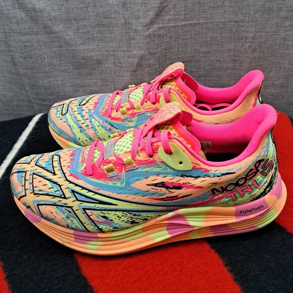 Size 10 Noosa Tri 15 1012B429 Women's Pink Multi-Color Running Shoes - Picture 1 of 12